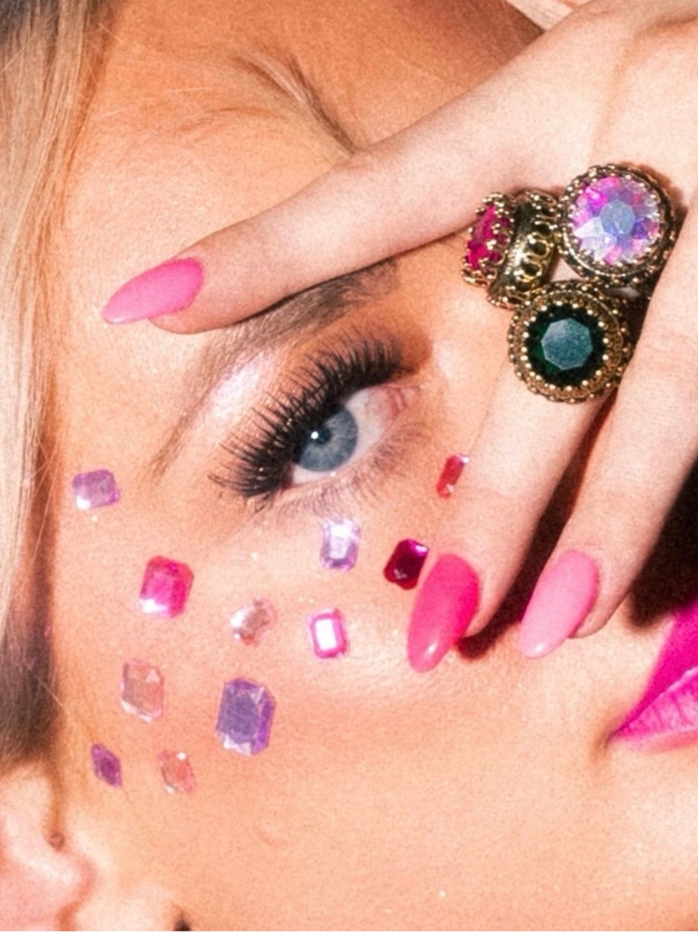 NEW Feed Me Gems PINK QUEEN RING SIZE 6